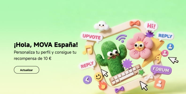 🎁 Exclusivo para el foro de MOVA: Consigue tu recompensa de 10 €