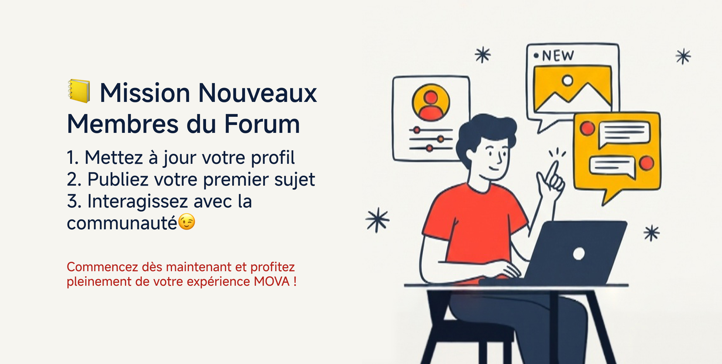 📒 Mission Nouveaux Membres du Forum