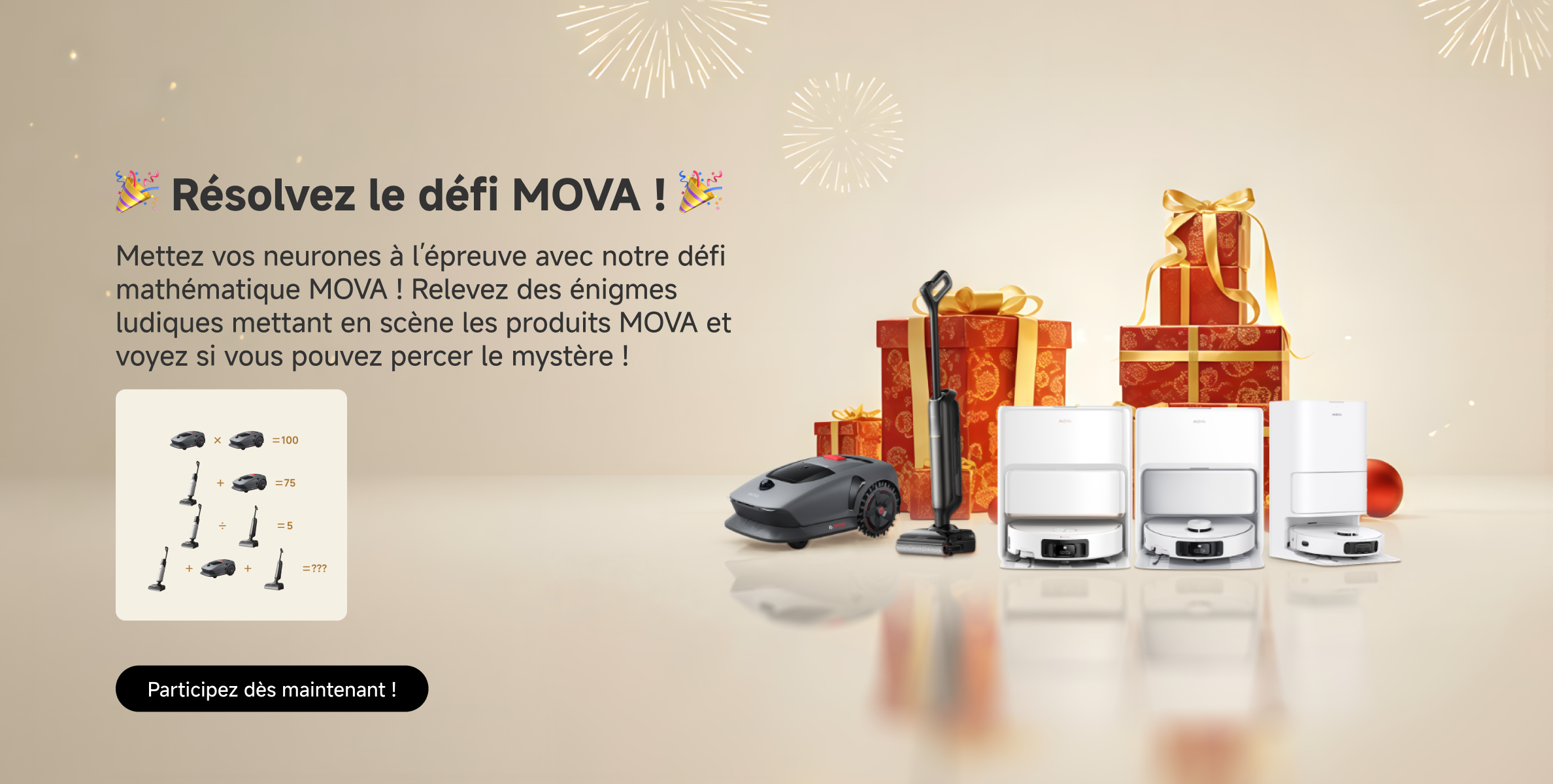 🎉 Résolvez le défi MOVA ! 🎉